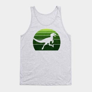 Raptor Retro Dino Shirt Gift Tank Top